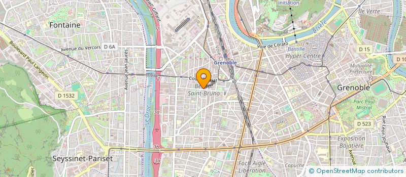 localisation de l'entreprise INDIVISION MOUILLET PONCIN  GRENOBLE