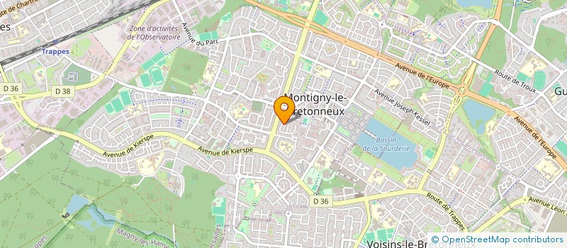 localisation de l'entreprise INDIVISION MOULARD PEYRE  MONTIGNY-LE-BRETONNEUX