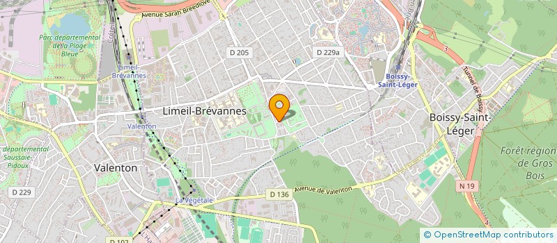 localisation de l'entreprise INDIVISION MOULINIER - PRUNIERES  LIMEIL-BREVANNES