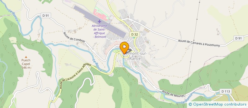 localisation de l'entreprise INDIVISION MOULS*JACQUES HENRI  BELMONT-SUR-RANCE