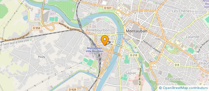 localisation de l'entreprise INDIVISION MOUNDY JEAN-PHILIPPE ET EVELYNE  MONTAUBAN