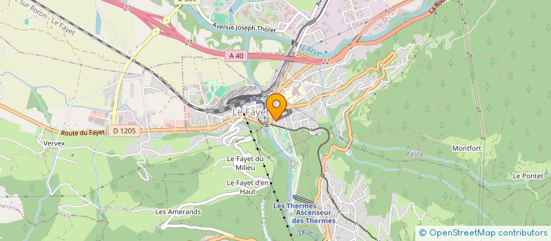 localisation de l'entreprise INDIVISION MOUREAUX / CHUFFART  SAINT-GERVAIS-LES-BAINS