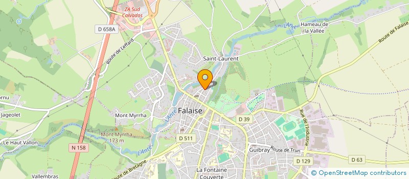 localisation de l'entreprise INDIVISION MOUSSAOUI ET BALLANDE  FALAISE