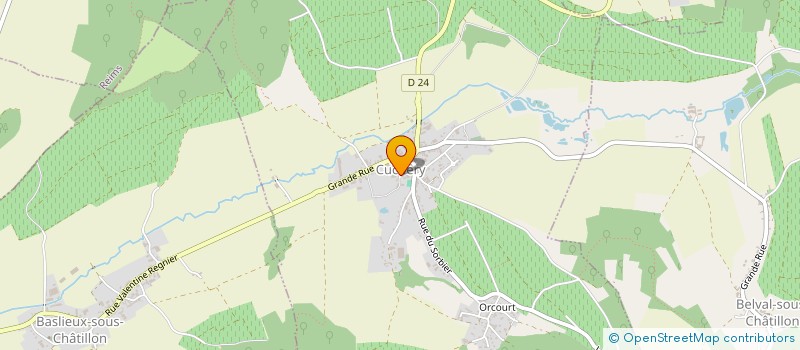 localisation de l'entreprise INDIVISION MOUSSE MICHEL  CUCHERY