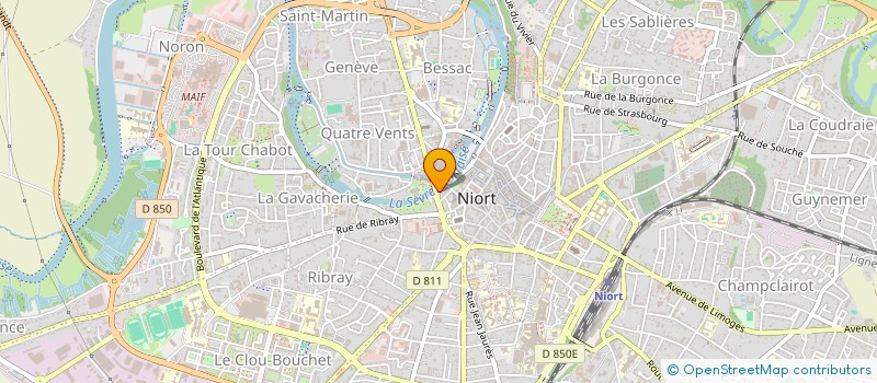 localisation de l'entreprise INDIVISION MOUSSET à NIORT