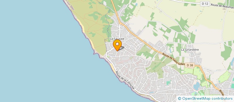 localisation de l'entreprise INDIVISION MOUSSET GAUVRIT à BRETIGNOLLES-SUR-MER