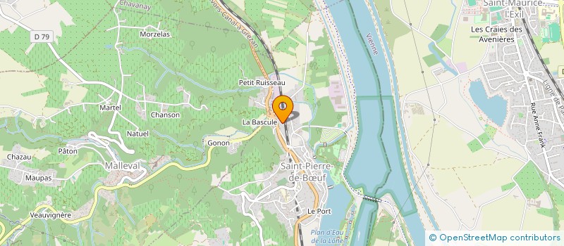localisation de l'entreprise INDIVISION MOUTOT FRERES  SAINT-PIERRE-DE-BUF