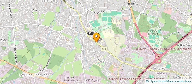 localisation de l'entreprise INDIVISION MOZZI PIRES MIGUEL  LE HAILLAN