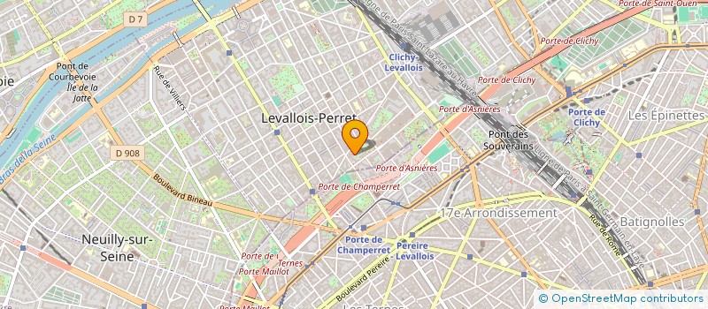 localisation de l'entreprise INDIVISION MPSD à LEVALLOIS-PERRET