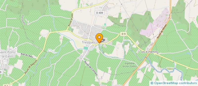 localisation de l'entreprise INDIVISION MR ET MME ALAUZEN GEORGES  TRESQUES