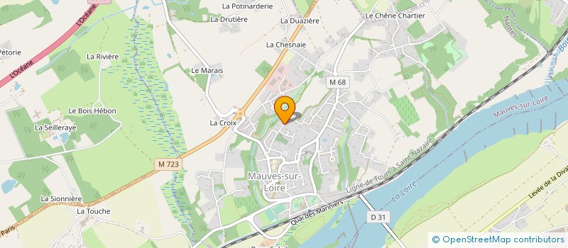 localisation de l'entreprise INDIVISION MR ET MME BENEZETH JOSEPH  MAUVES-SUR-LOIRE