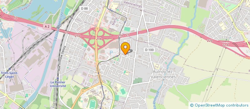 localisation de l'entreprise INDIVISION MR ET MME KLEIN  AULNOY-LEZ-VALENCIENNES