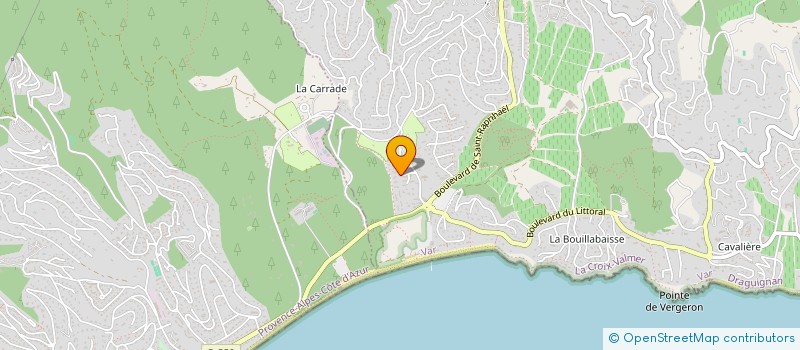 localisation de l'entreprise INDIVISION MR ET MME ROBINEAU  LA CROIX-VALMER