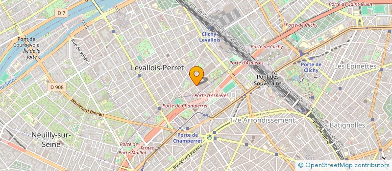 localisation de l'entreprise INDIVISION MSEFER DOUAYA à LEVALLOIS-PERRET