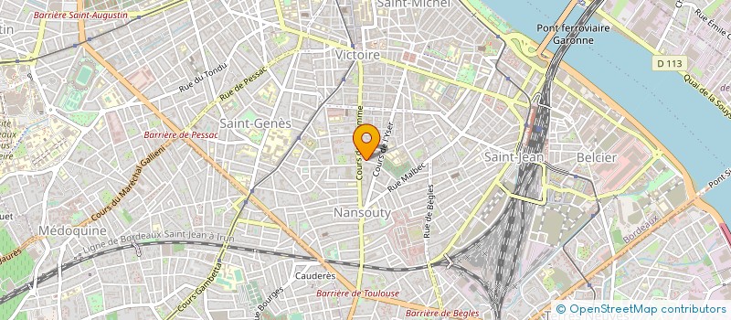 localisation de l'entreprise INDIVISION MULLER EROUIHANE  BORDEAUX