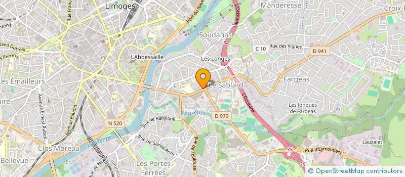 localisation de l'entreprise INDIVISION MULLOT LIMOUSIN à LIMOGES
