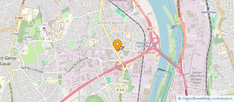 localisation de l'entreprise INDIVISION MURAT  OULLINS-PIERRE-BENITE