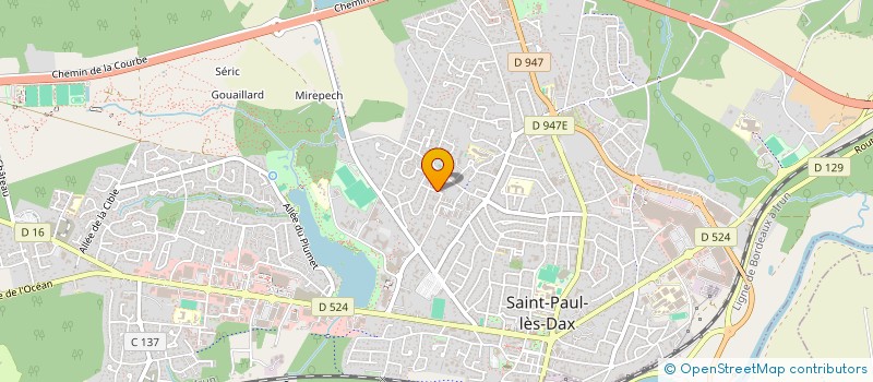 localisation de l'entreprise INDIVISION MURATET ESPINOSA  SAINT-PAUL-LES-DAX