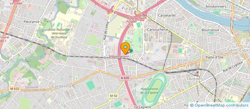 localisation de l'entreprise INDIVISION MXC  TOULOUSE