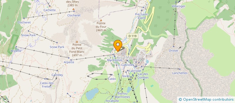 localisation de l'entreprise INDIVISION MYERS - DE ROZARIO  BOURG-SAINT-MAURICE