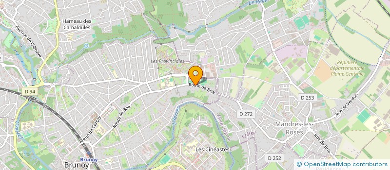 localisation de l'entreprise INDIVISION N'DAKALA CHARLAINE ET FOUCHE FELIX  BRUNOY