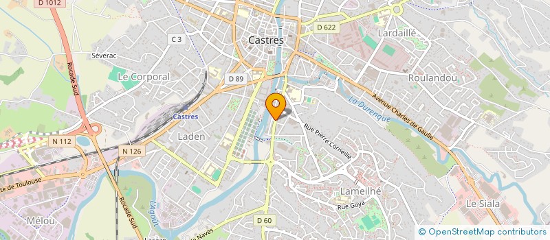 localisation de l'entreprise INDIVISION NACHEZ - EMILE DIT BIGAS  CASTRES