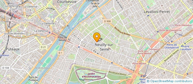 localisation de l'entreprise INDIVISION NACHTIGAL à NEUILLY-SUR-SEINE