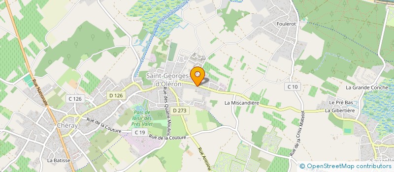 localisation de l'entreprise INDIVISION NADAUD BOURINET à SAINT-GEORGES-D'OLERON