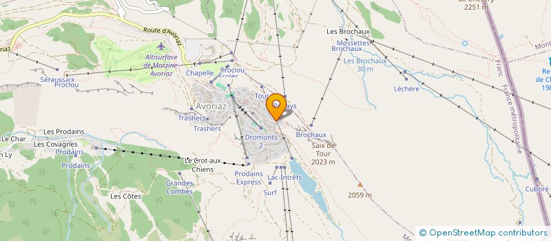 localisation de l'entreprise INDIVISION NADLER  MORZINE