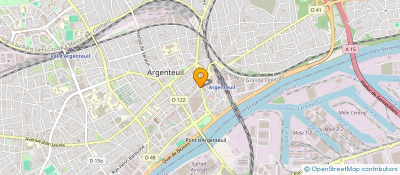 localisation de l'entreprise INDIVISION NAU ANDRE à ARGENTEUIL