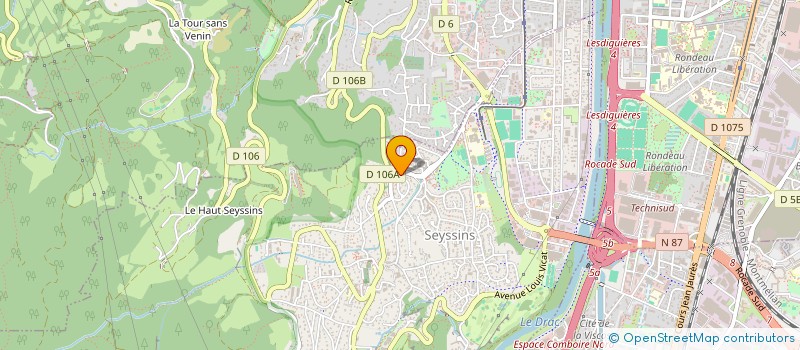 localisation de l'entreprise INDIVISION NAUD & DUCHENE  SEYSSINS