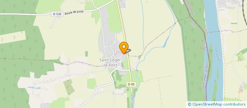 localisation de l'entreprise INDIVISION NAUDIN DESQUAND  JUSSY-LE-CHAUDRIER