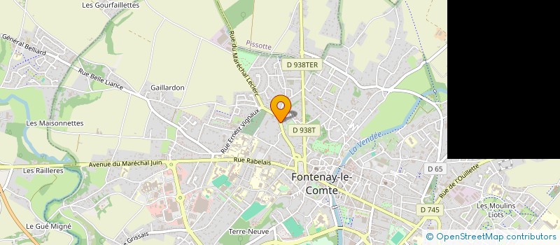 localisation de l'entreprise INDIVISION NAULLEAU  FONTENAY-LE-COMTE