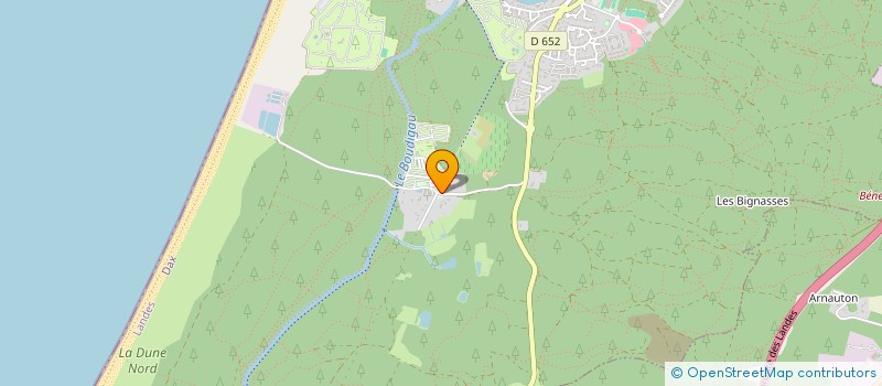 localisation de l'entreprise INDIVISION NAVARRE GOUVET MENJOU  CAPBRETON