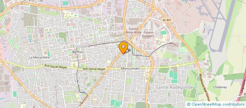 localisation de l'entreprise INDIVISION NAVEREAU DUMANGE  TOURS