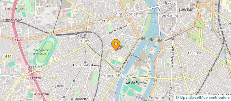 localisation de l'entreprise INDIVISION NEBOUDE  TOULOUSE