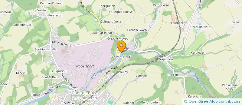 localisation de l'entreprise INDIVISION NEDELEC  SAINT-SEGAL