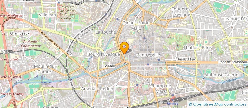 localisation de l'entreprise INDIVISION NEDELLEC-BOUCHARDEAU  RENNES