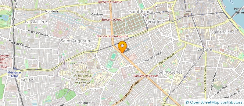 localisation de l'entreprise INDIVISION NEGRE MOULOUDJ  BORDEAUX