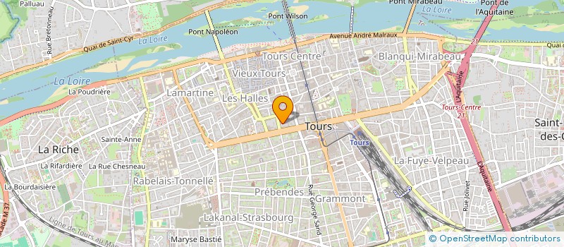 localisation de l'entreprise INDIVISION NEGRE-SAINT-CRICQ  TOURS