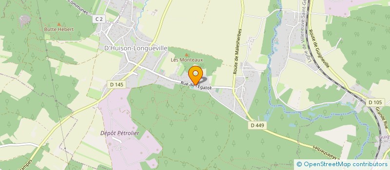localisation de l'entreprise INDIVISION NEGRERIE CHRISTIAN à D'HUISON-LONGUEVILLE