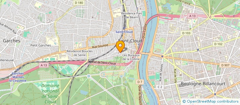 localisation de l'entreprise INDIVISION NEGRO à SAINT-CLOUD
