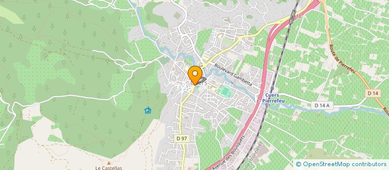 localisation de l'entreprise INDIVISION NERRIERE-GAIDA à CUERS