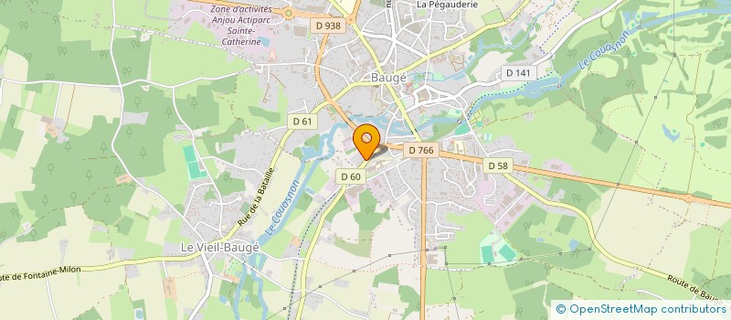 localisation de l'entreprise INDIVISION NEZAN à BAUGE-EN-ANJOU