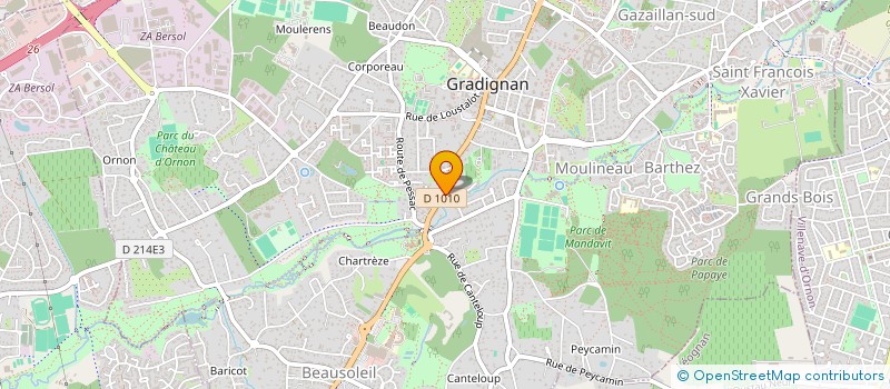 localisation de l'entreprise INDIVISION NGUYEN VAN  GRADIGNAN