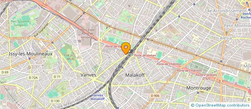 localisation de l'entreprise INDIVISION NGUYEN VIVIANE ET TRAN LILIANE  VANVES