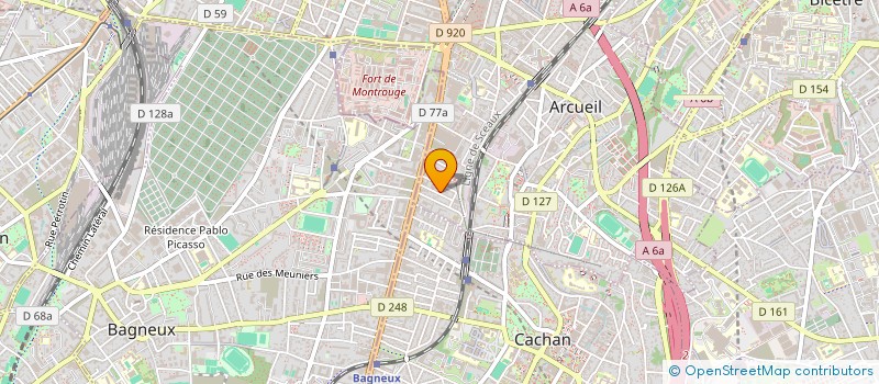 localisation de l'entreprise INDIVISION NIBORSKI VIOLETA ET SUN CHENG-MING  ARCUEIL