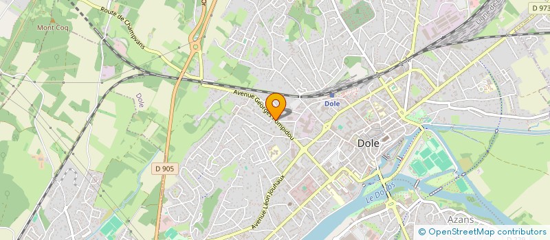 localisation de l'entreprise INDIVISION NICOD-ROUSSILLON à DOLE