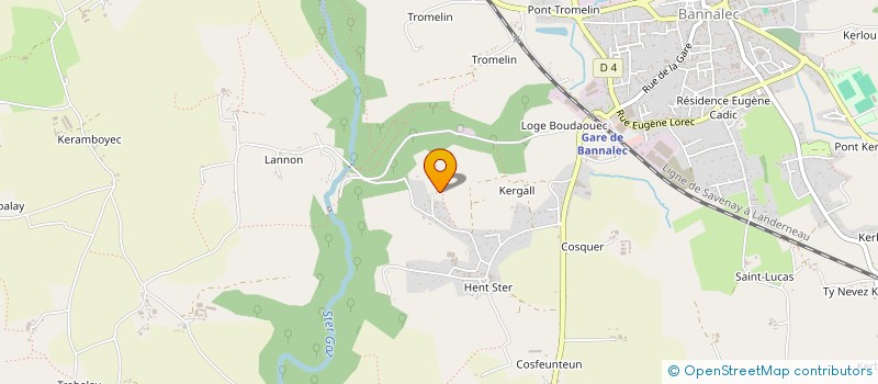 localisation de l'entreprise INDIVISION NICOLAS  BANNALEC