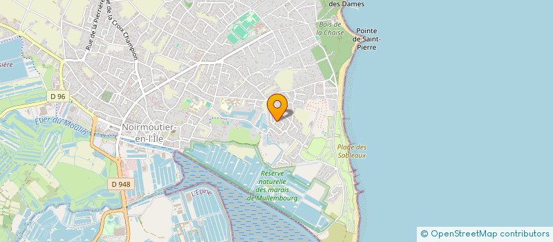 localisation de l'entreprise INDIVISION NICOLAS  NOIRMOUTIER-EN-L'ILE